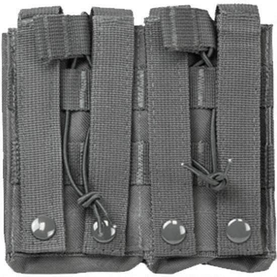 NcSTAR Airsoft Pistol Tactical Double Magazine Pouch Grey CVAR2MP2927U