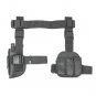 NcSTAR Airsoft 3 Pc Drop Leg Pistol Holster w/ Magazine Pouch Gray CV2908U