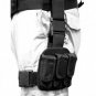 NcSTAR Airsoft 3 Pc Drop Leg Pistol Holster w/ Magazine Pouch Gray CV2908U