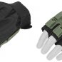Airsoft Paintball Tactical Armored Half Finger Gloves Green Large 223L