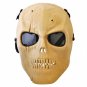 Bravo Tactical Full Face Skull Steel Mesh Airsoft Mask - Tan
