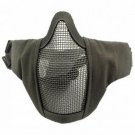 Bravo Airsoft Tactical V3 Strike Steel Padded Half-Face Mesh Mask - GREY