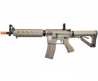 G&G Combat Machine CM16 MOD 0 M4 RIS Airsoft Gun AEG Rifle - Tan / Combo