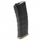 G&G GR16 Polymer 120rd Mid-Cap M4 Airsoft AEG Magazine Black & Tan G-08-101-2