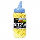 TSD Competition Grade .12g 2000ct 6mm Seamless Airsoft BB Bottle Yellow bbs