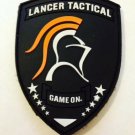 Lancer Tactical Airsoft Paintball Molle Vest Patch Black Game On 3x2