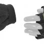 Airsoft Paintball Tactical Armored Half Finger Gloves Green Large 223XL