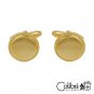COLIBRI of London Cuffs Gold Tone Engraveable NIB