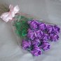 Origami Paper Roses Bouquet Purple Gift Crafts