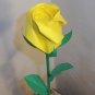 Origami Paper Rose Bud Yellow Craft Gift