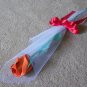 Origami Rose Bud Orange Gift Craft