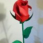 Origami Paper Rose Bud Red Craft Gift