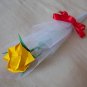 Origami Paper Rose Yellow Craft Gift