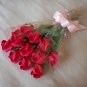 Origami Paper Rose Bud Bouquet  Red Gift Crafts