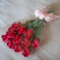 Origami Paper Rose Bud Bouquet Red Gift Crafts