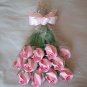 Origami Paper Rose Bud Bouquet  Pink Gift Crafts