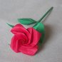 Handmade Origami Rose Red Paper Folded Flower Craft Gift