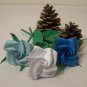 Handmade Origami Rose Orange Paper Folded Craft Gift