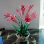 Origami Lily Paper Folded Flower Craft Handmade Gift for Special Day or Decor Pink