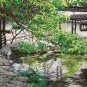 Handmade Embroidery Needlework Traditional Fancywork Wall Art  Home Decor Spring Lake