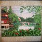 Handmade  Home Decor Embroidery Needlepoint  Picture Fancywork Wall Art