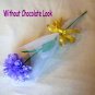 Tissue Paper Rose with Chocolate Handmade Flower Wrapped with Tulle Valentine's Day Gift Purple
