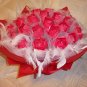 30 Origami Paper Rose Bouquet Handmade Anniversary Birthday Valentine Gift Pink
