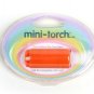 Waterproof Mini Torch LED Flashlight (rechargeable through usb) - Orange