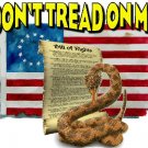 Don't tread on me 3! WHITE Tee Adult XL