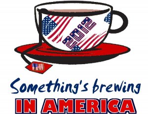 Tea Parties something's brewing Tee! WHITE Tee Adult XL