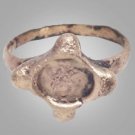 Medieval Womens Ring Jewelry C.13th-15th Century  Size 6 (18.8mm)(BRR190)