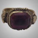 Antique Mans Gypsy Romany Ring Size 9 1/2  19.4mm(140cg)