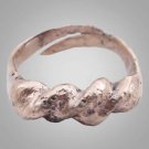 Fantastic Ancient Viking Warriors Coil Ring C.866-1067A.D. Size 10 1/2 (20mm) (B