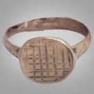 Ancient Byzantine Womens Ring C.600-900A.D. Size 6  (16.4mm)(Brr196)