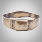 Medieval Woman's Wedding  Ring C.13th-15th Century Size 9  (18.6mm)(BRR942)