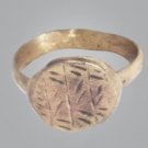 Ancient Byzantine Mens Ring C.600-900A.D. Size 8 1/4  (17.7mm)(brr121)