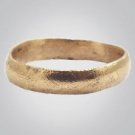 Ancient Viking Wedding Band Size 12 1/2  (21.6mm) C.866-1067A.D. (Brr384)