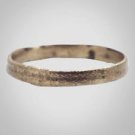 Ancient Viking Wedding Band Jewelry C.866-1067A.D. Size 9 1/2  (19.6mm)(Brr449)