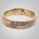 Authentic Ancient Viking Wedding Band Jewelry C.866-1067A.D. Size 9 1/4  (18.9mm