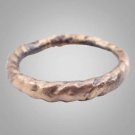Ancient Viking Wedding Band Jewelry C.866-1067A.D. Size 10 1/4 (20.2mm)(Brr824)