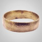 Authentic Ancient Viking Wedding Band Jewelry C.866-1067A.D. Size 9 1/4  (18.7mm