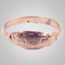 Medieval Woman's Wedding  Ring C.13th-15th Century Size 10   (19.5mm)(BRR426)