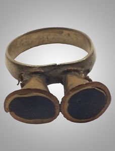 Antique Womans Gypsy Romany Ring Size 8   18.4mm (114cg)