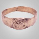 Medieval   Anniversary Ring C.13th-15th Century Size 10 1/2  (20.3mm)(BRR430)