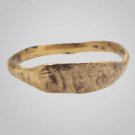 Ancient  Mans Ring With Viking Runes C.866-1067 A.D. Size 8 1/2 (18.8mm)(Brr364)