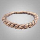 Ancient Viking Wedding Band Jewelry C.866-1067A.D. Size 9  1/2 (19.4mm)(Brr829)