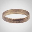 Authentic Ancient Viking Wedding Band Jewelry C.866-1067A.D. Size 11 1/2  (21mm)
