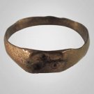 Authentic  Medieval   Ring C.13th-15th Century Size 7 3/4  (18.1mm)(BRR564)