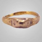 Medieval Woman's Wedding  Ring C.13th-15th Century Size 8  (18.8mm)(BRR437)