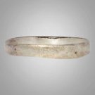 Ancient Viking Silver over Bronze Wedding Band Jewelry C.866-1067A.D. Size 10 1/